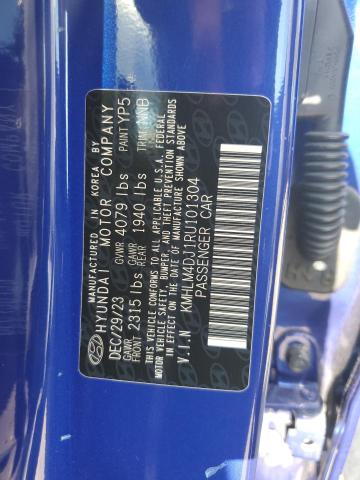 2024 HYUNDAI ELANTRA BL - KMHLM4DJ1RU101304