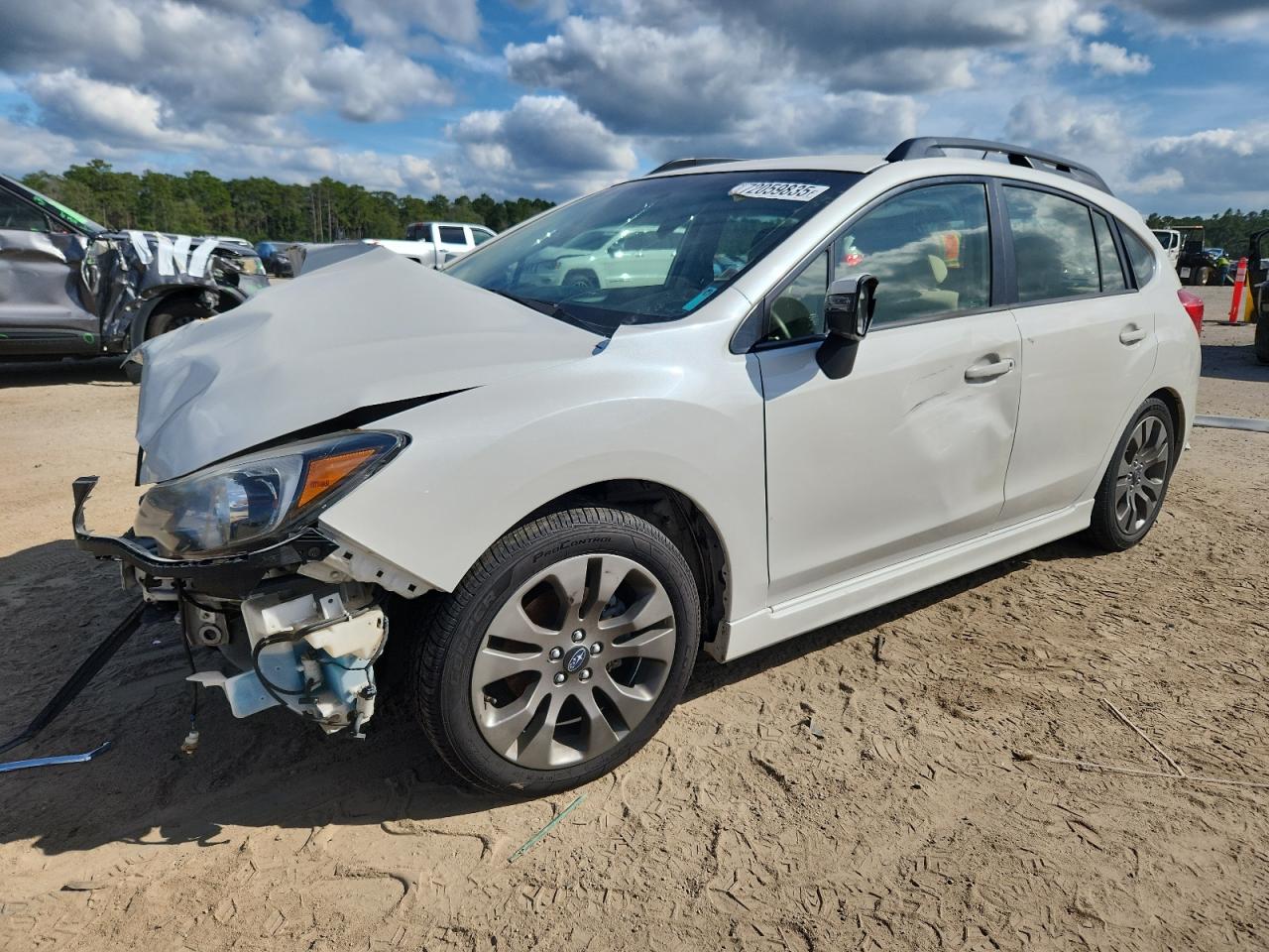 Lot #3290309203 2015 SUBARU IMPREZA SPORT