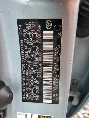 2015 TOYOTA PRIUS - JTDKN3DU7F1893313