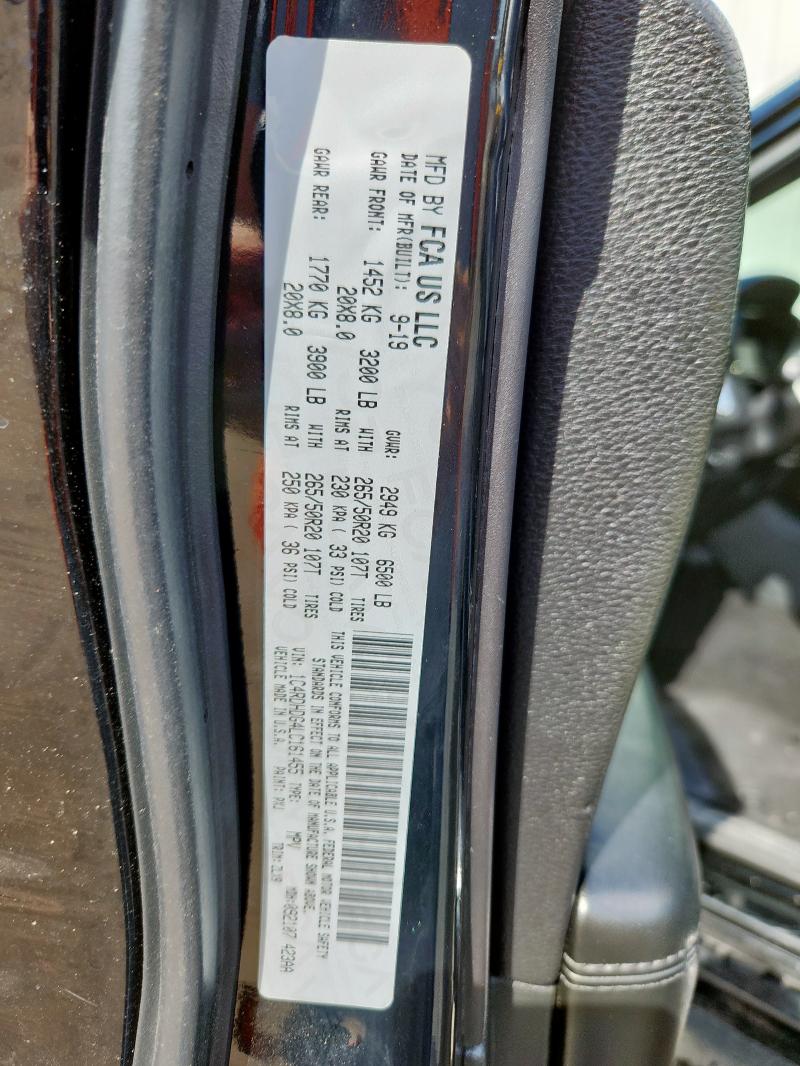 2020 DODGE DURANGO GT 1C4RDHDG4LC161455