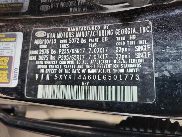 2014 KIA SORENTO LX - 5XYKT4A60EG501773