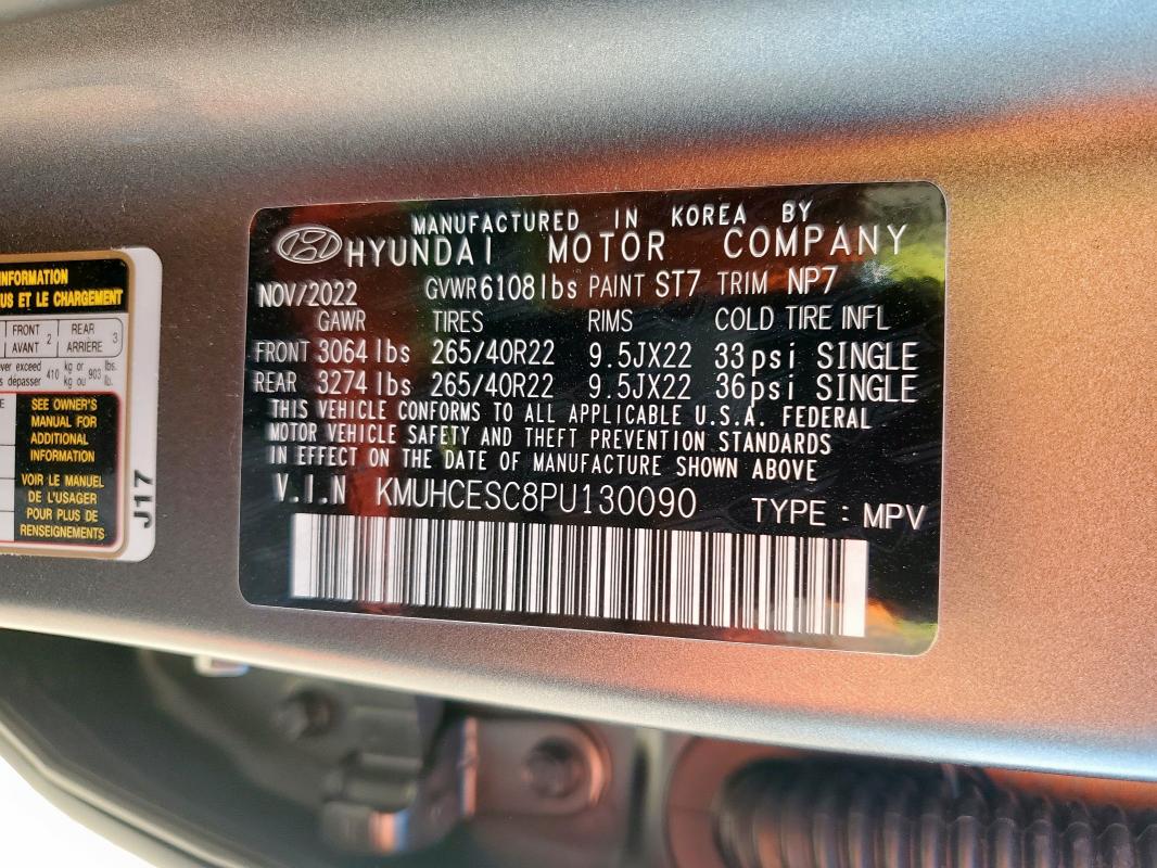 2023 GENESIS GV80 BASE KMUHCESC8PU130090