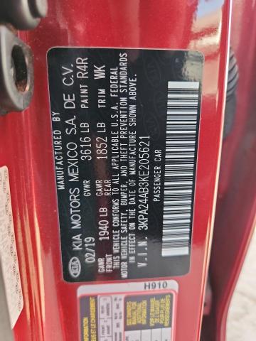 2019 KIA RIO S 3KPA24AB3KE205621