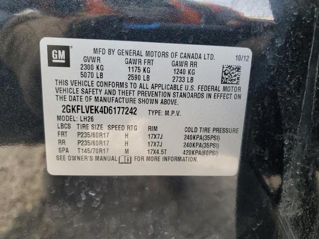 2013 GMC TERRAIN SL - 2GKFLVEK4D6177242