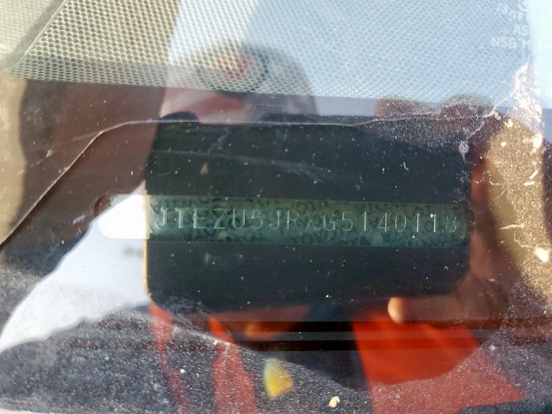 2016 TOYOTA 4RUNNER SR5 JTEZU5JRXG5140118