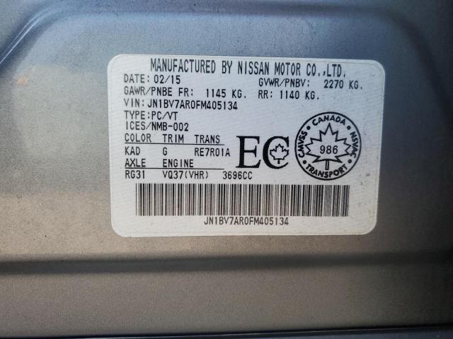 2015 INFINITI Q50 BASE JN1BV7AR0FM405134
