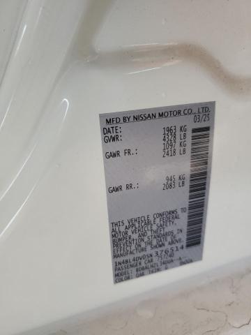 2025 NISSAN ALTIMA SV 1N4BL4DV0SN376514