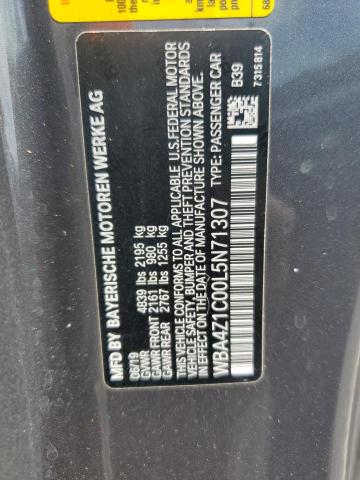 2020 BMW 430I WBA4Z1C00L5N71307