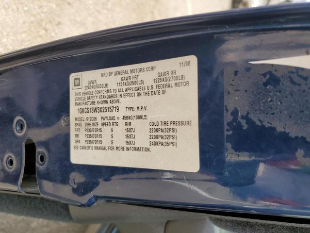 1999 GMC JIMMY #3303002615