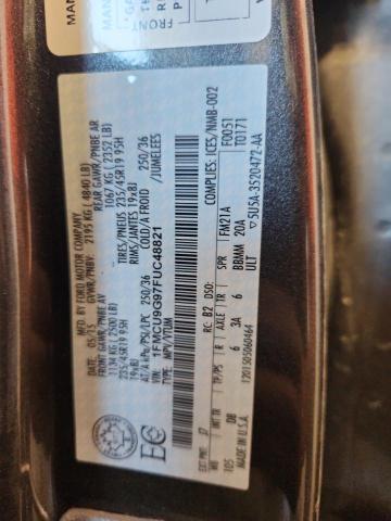 2015 FORD ESCAPE SE - 1FMCU9G97FUC48821