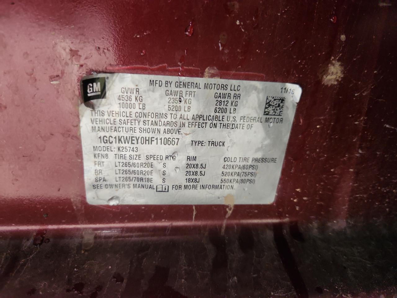 CHEVROLET SILVERADO K2500 HEAVY DUTY LTZ