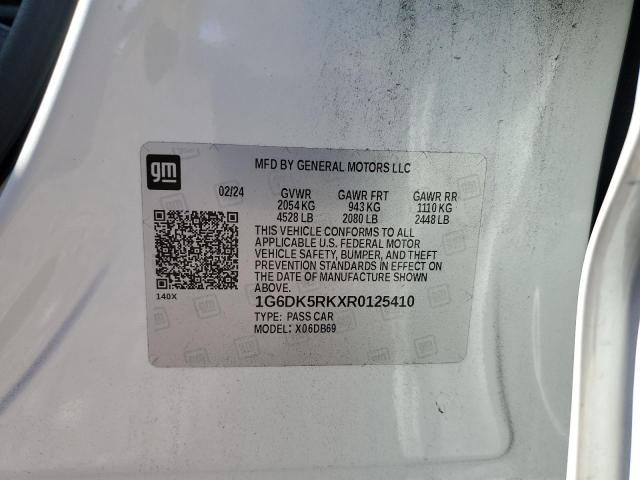 2024 CADILLAC CT4 LUXURY + 1G6DK5RKXR0125410