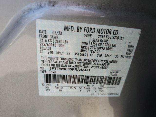 2023 FORD MAVERICK X - 3FTTW8E35PRA42431