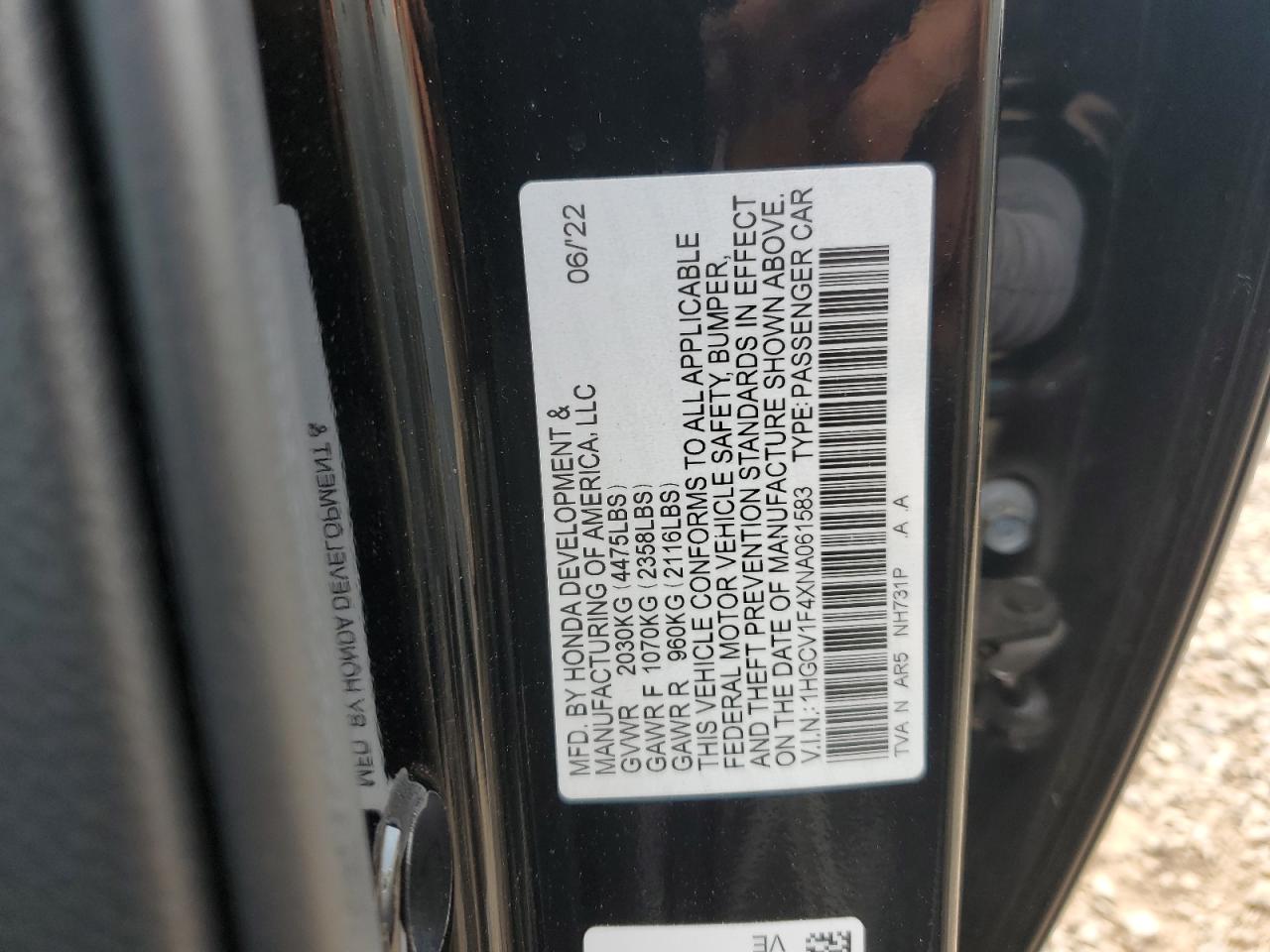 HONDA ACCORD SPORT SE