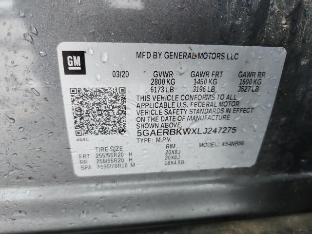 2020 BUICK ENCLAVE ES 5GAERBKWXLJ247275