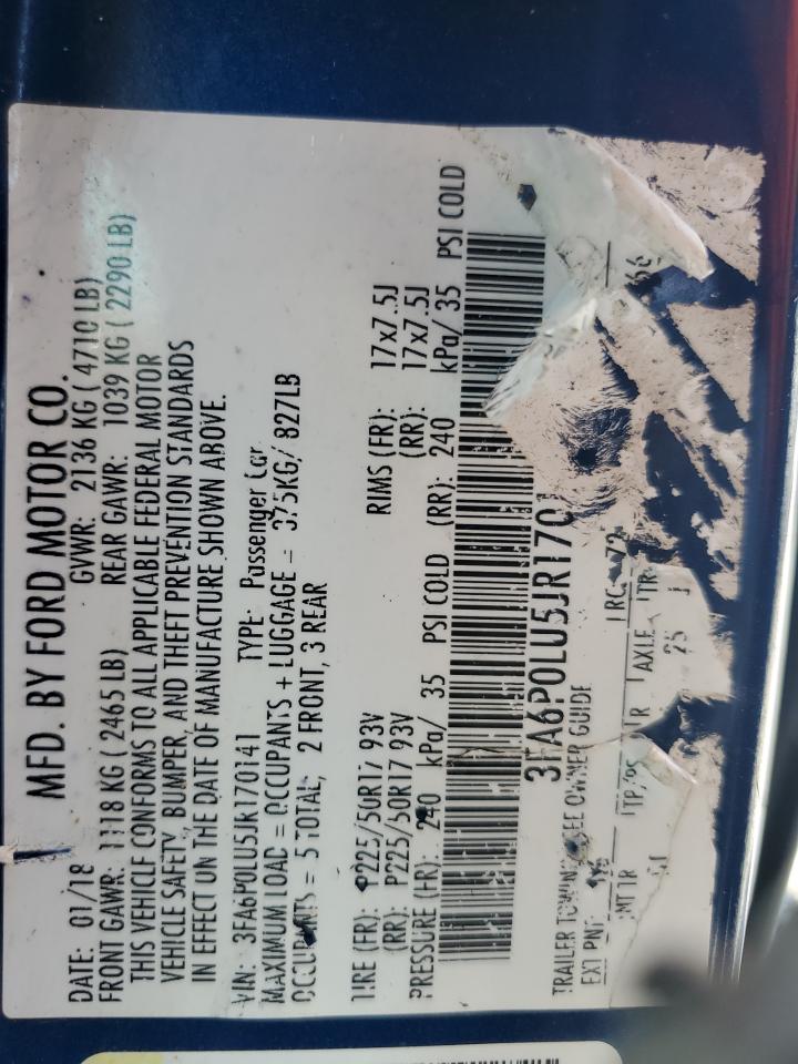 FORD FUSION SE HYBRID