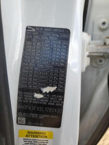 2020 JAGUAR E-PACE SADFK2FX2L1Z82430