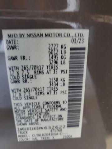 2023 NISSAN FRONTIER S - 1N6ED1EK8PN632622