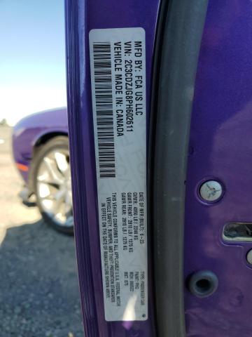 2023 DODGE CHALLENGER 2C3CDZJG8PH602611