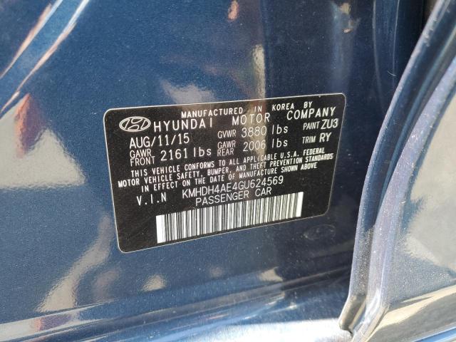 2016 HYUNDAI ELANTRA SE KMHDH4AE4GU624569