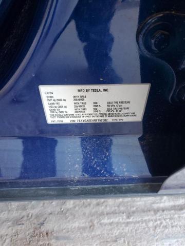 2024 TESLA MODEL Y 7SAYGAEE4RF152082