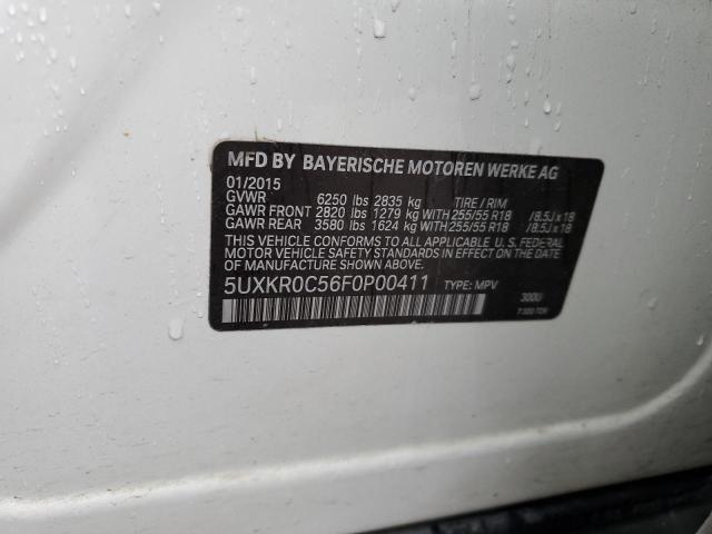 2015 BMW X5 XDRIVE3 5UXKR0C56F0P00411
