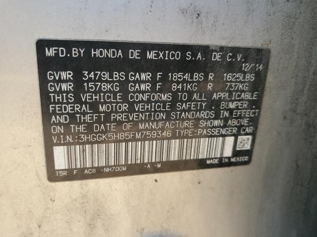 2015 HONDA FIT EX - 3HGGK5H85FM759346