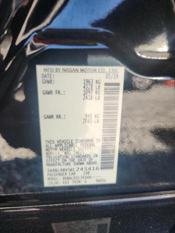2019 NISSAN ALTIMA S 1N4BL4BV5KC245416