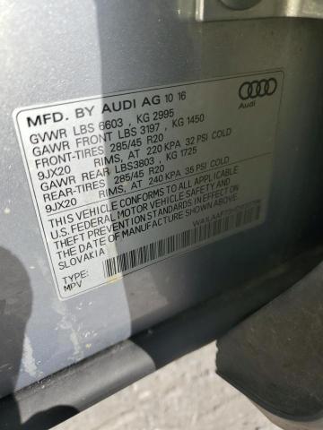 2017 AUDI Q7 PREMIUM WA1LAAF73HD033786