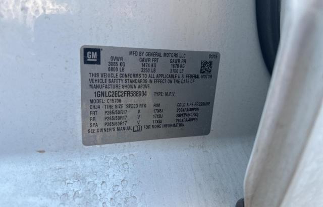 2015 CHEVROLET TAHOE POLI 1GNLC2EC2FR588904