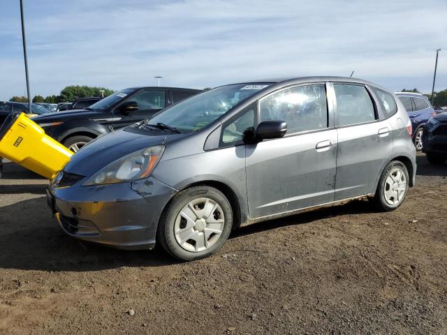 HONDA FIT 2013 gray hatchbac gas JHMGE8H35DC079620 photo #1
