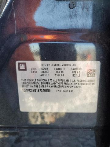 2014 CHEVROLET CRUZE LT - 1G1PC5SB1E7340783