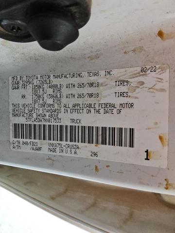 2022 TOYOTA TUNDRA DOU #3304534438