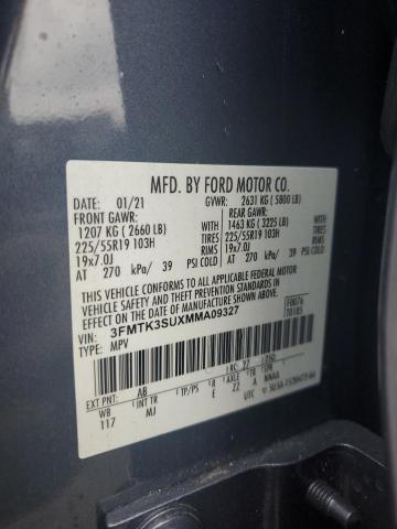 2021 FORD MUSTANG MA - 3FMTK3SUXMMA09327