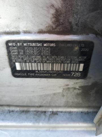 2021 MITSUBISHI MIRAGE ES - ML32AUHJ7MH001280