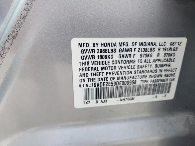 2013 ACURA ILX 24 PRE - 19VDE2E59DE000958