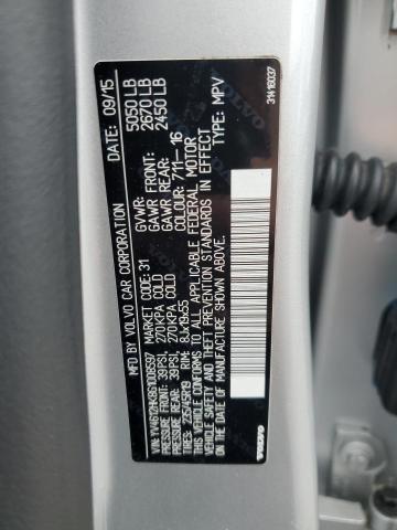 2016 VOLVO V60 CROSS YV4612HK8G1008597