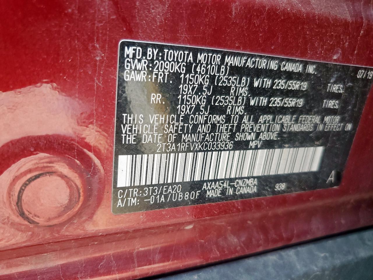 TOYOTA RAV4 XLE PREMIUM