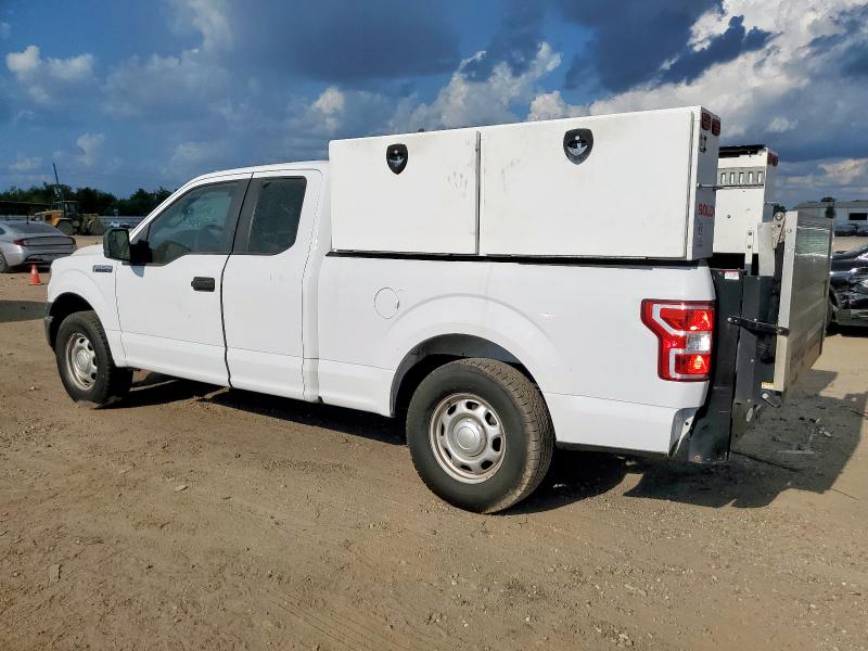 FORD F150 SUPER CAB 2018 white  gas 1FTEX1C52JKD46586 photo #3