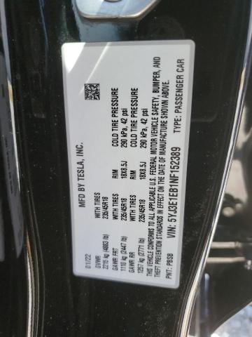 2022 TESLA MODEL 3 #3257443503