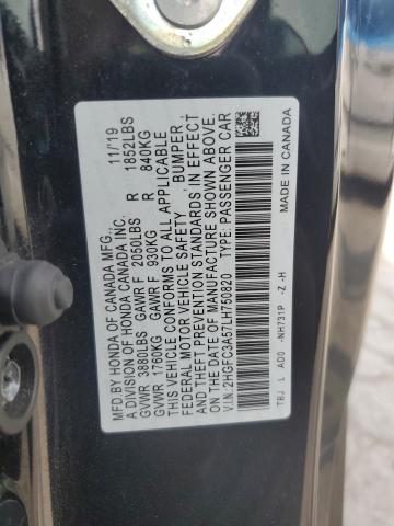 2020 HONDA CIVIC SI 2HGFC3A57LH750820
