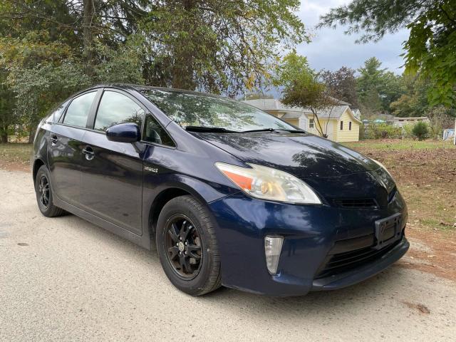 TOYOTA PRIUS 2015 blue hatchbac hybrid engine JTDKN3DU6F0441178 photo #1