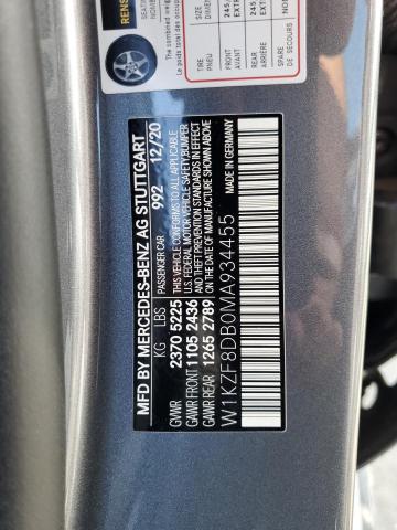2021 MERCEDES-BENZ E 350 W1KZF8DB0MA934455