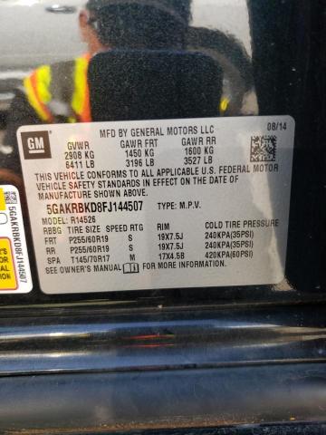 2015 BUICK ENCLAVE - 5GAKRBKD8FJ144507