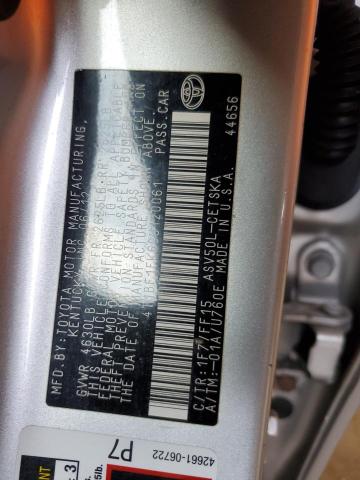 2012 TOYOTA CAMRY BASE - 4T1BF1FK6CU120061