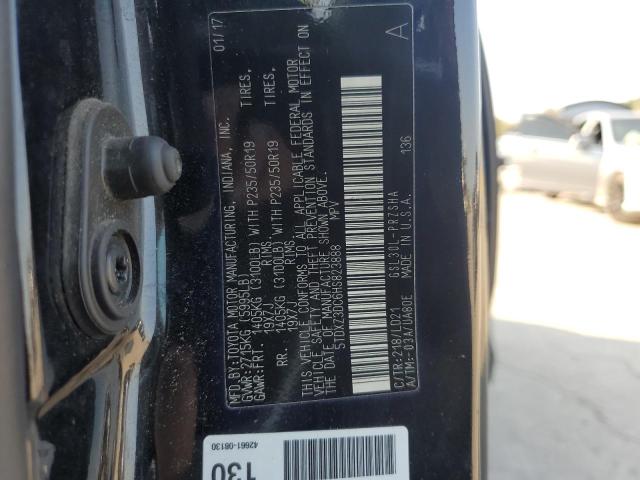2017 TOYOTA SIENNA SE 5TDXZ3DC6HS823888