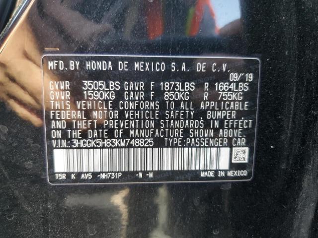 2019 HONDA FIT EX 3HGGK5H83KM748825