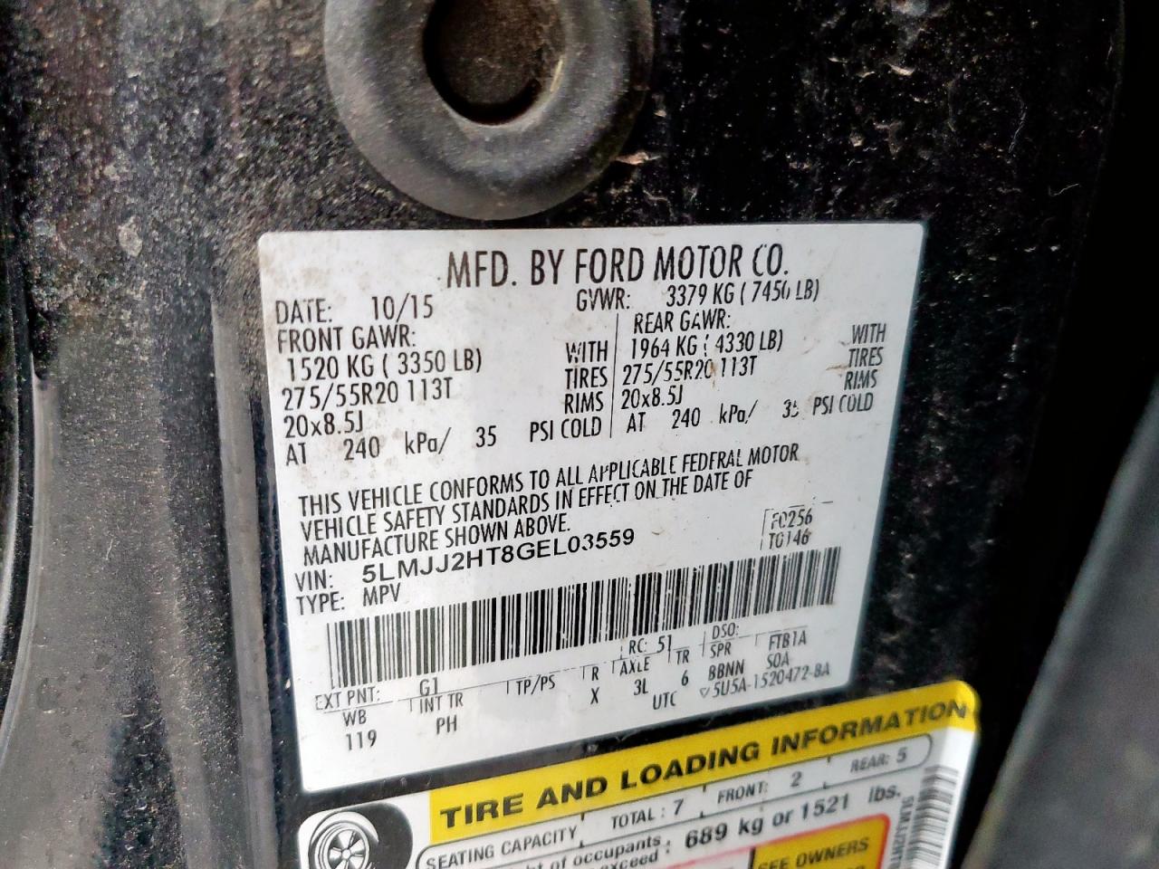 LINCOLN NAVIGATOR SELECT