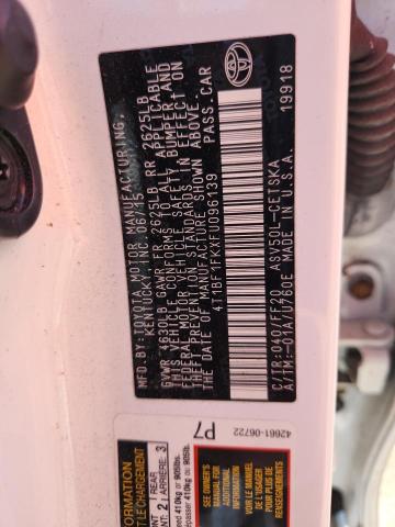 2015 TOYOTA CAMRY LE 4T1BF1FKXFU096139