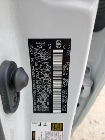 2021 TOYOTA PRIUS SPEC JTDKAMFU4M3139334
